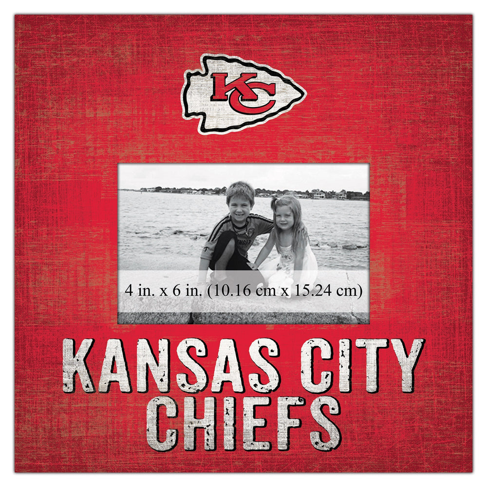 Kansas City Chiefs 0739-Team Name 10x10 Frame