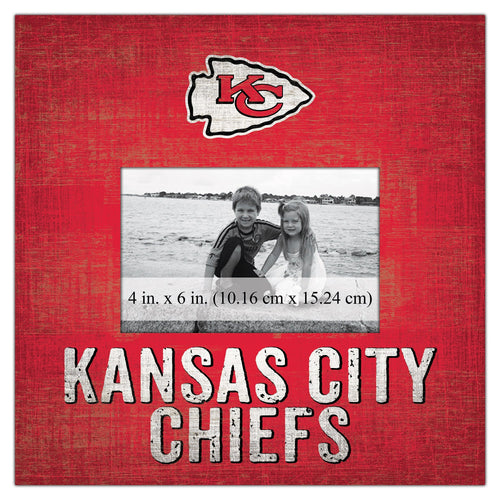 Kansas City Chiefs 0739-Team Name 10x10 Frame