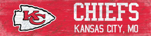 Kansas City Chiefs 0846-Team Name 6x24