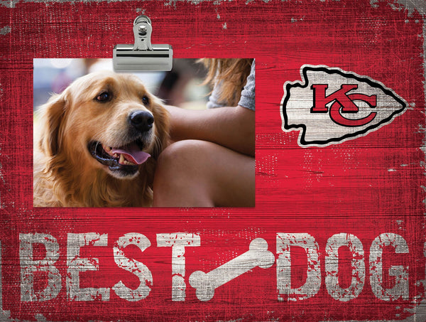 Kansas City Chiefs 0849-Best Dog Clip Frame