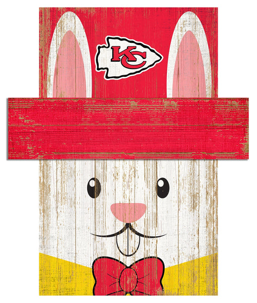 Kansas City Chiefs 0918-Easter Bunny Head
