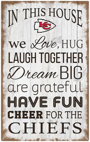 Kansas City Chiefs 0976-In This House 11x19