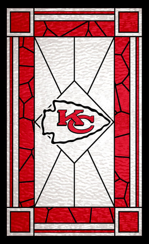 Kansas City Chiefs 1017-Stained Glass