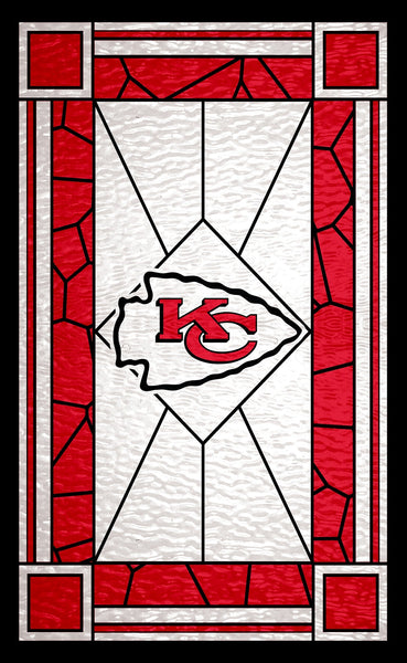 Kansas City Chiefs 1017-Stained Glass