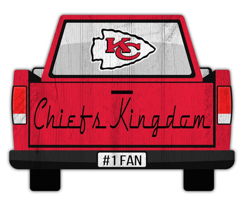Kansas City Chiefs 2014-12" Truck back cutout