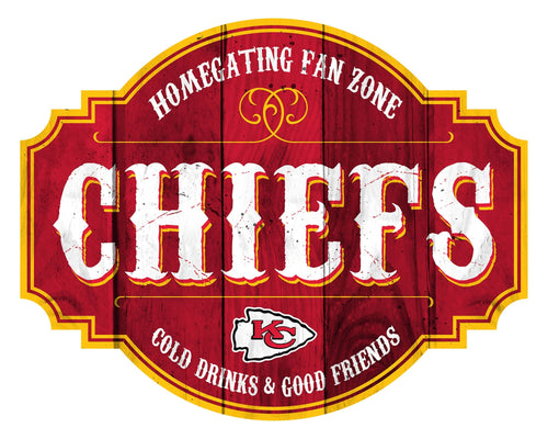 Kansas City Chiefs 2015-Homegating Tavern Sign - 12"