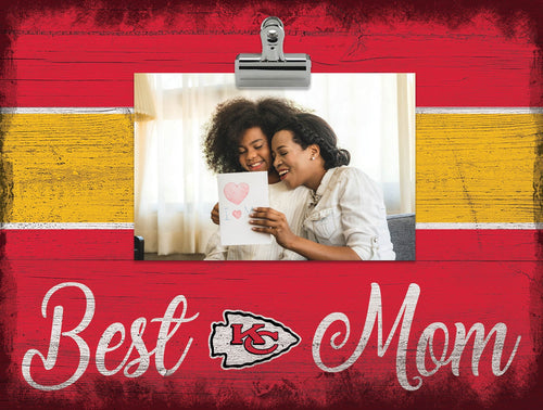 Kansas City Chiefs 2017-Best Mom Clip Frame