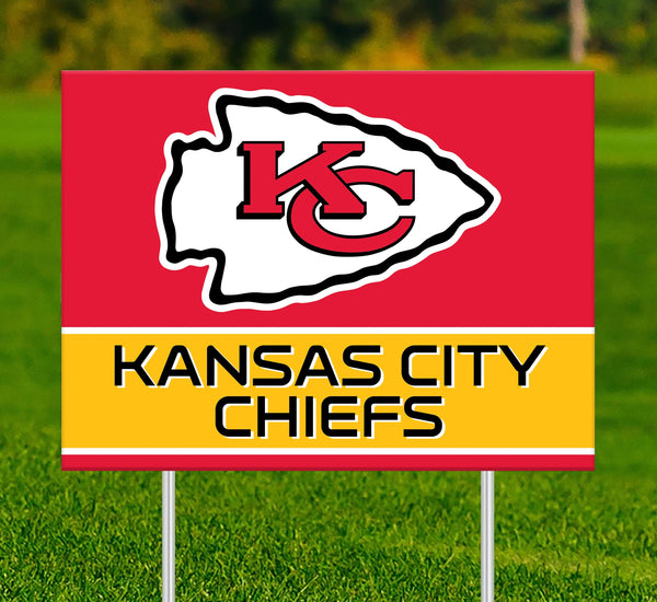 Kansas City Chiefs 2032-18X24 Team Name Yard Sign