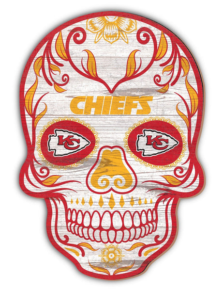 Kansas City Chiefs 2044-12�? Sugar Skull Sign