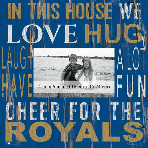Kansas City Royals 0734-In This House 10x10 Frame