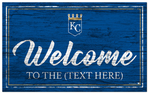 Kansas City Royals 0977-Welcome Team Color 11x19