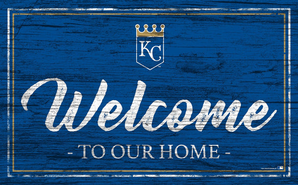 Kansas City Royals 0977-Welcome Team Color 11x19