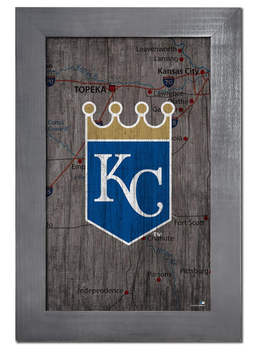 Kansas City Royals 0985-City Map 11x19