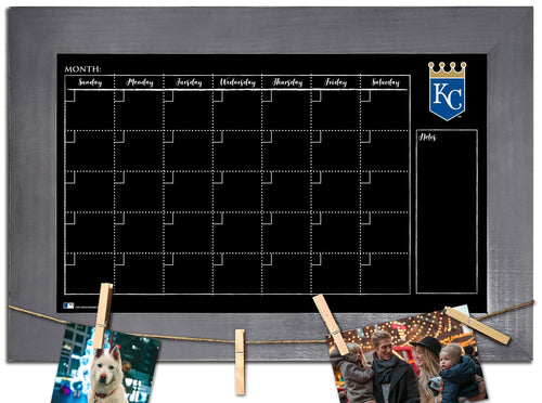 Kansas City Royals 1014-Monthly Chalkboard with frame  & clothespins