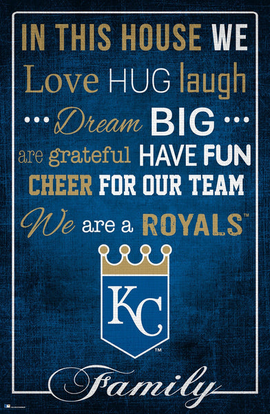 Kansas City Royals 1039-In This House 17x26