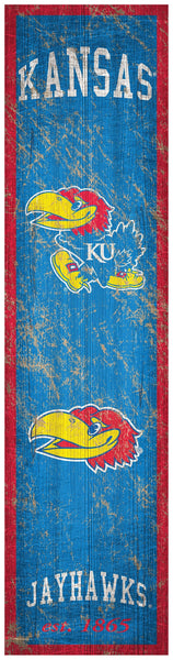 Kansas Jayhawks 0787-Heritage Banner 6x24