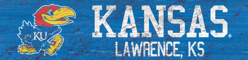 Kansas Jayhawks 0846-Team Name 6x24