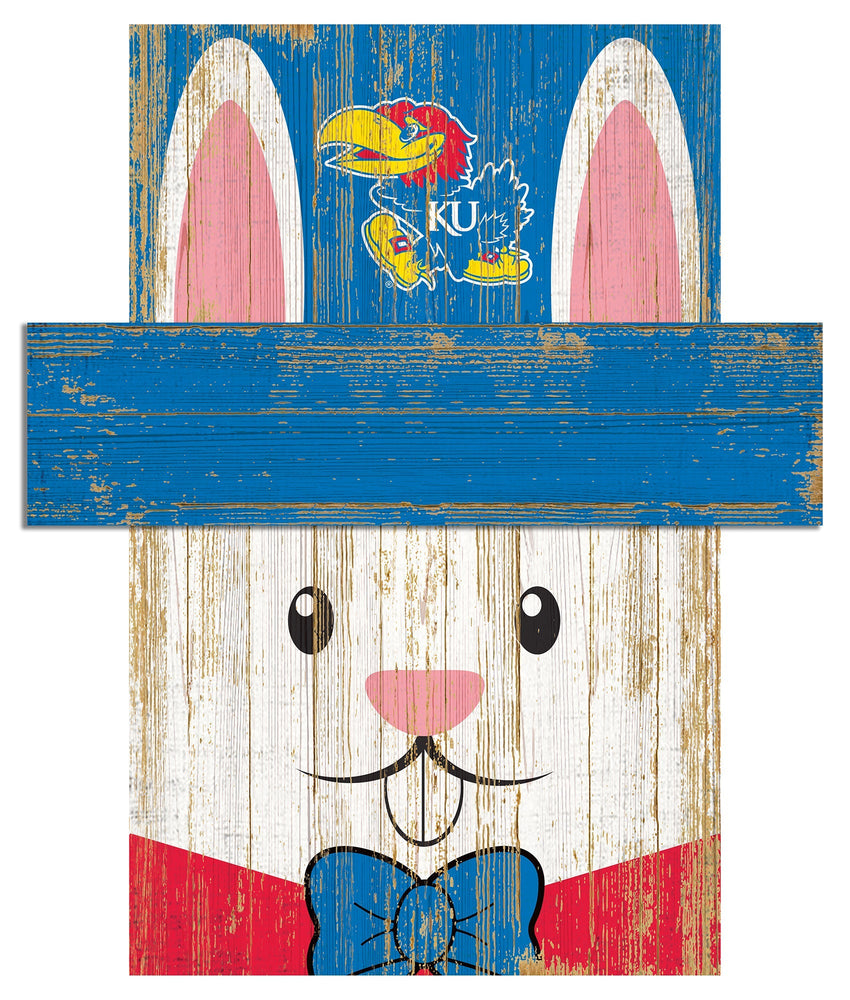Kansas Jayhawks 0918-Easter Bunny Head