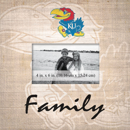 Kansas Jayhawks 0943-Family Frame