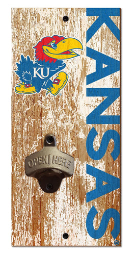 Kansas Jayhawks 0979-Bottle Opener 6x12