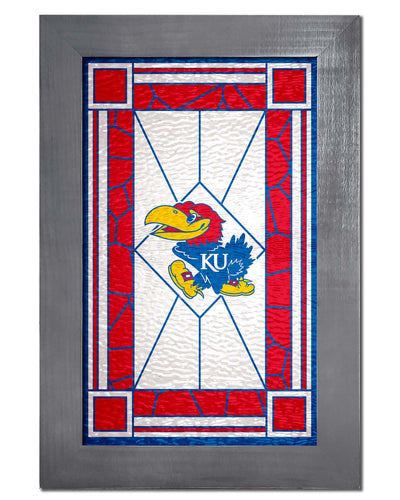 Kansas Jayhawks 1017-Stained Glass