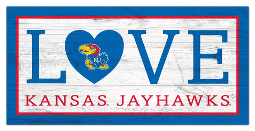 Kansas Jayhawks 1066-Love 6x12