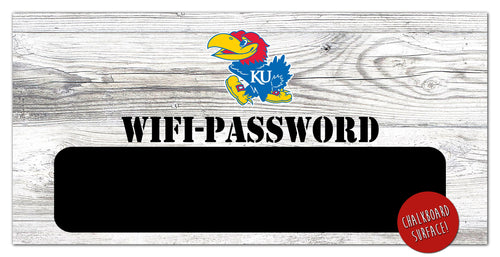 Kansas Jayhawks 1073-Wifi Password 6x12