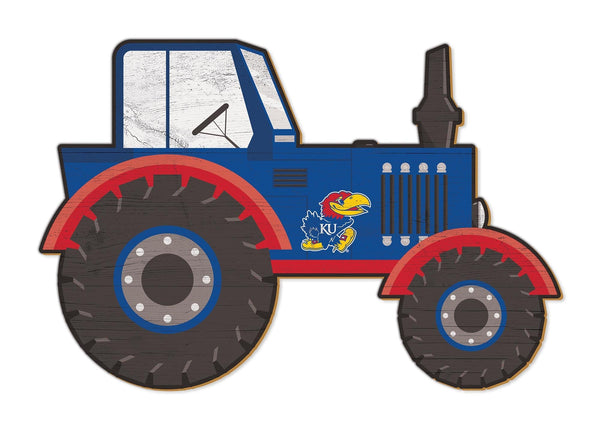 Kansas Jayhawks 2007-12" Tractor Cutout