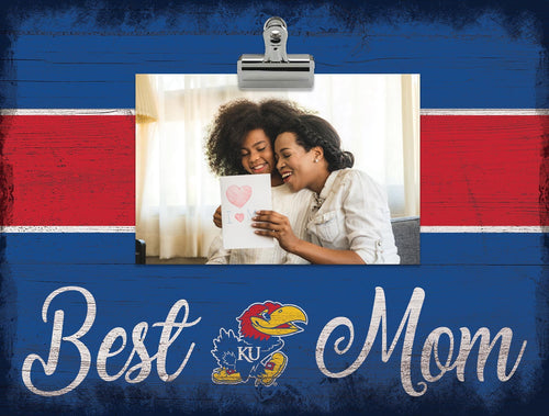 Kansas Jayhawks 2017-Best Mom Clip Frame
