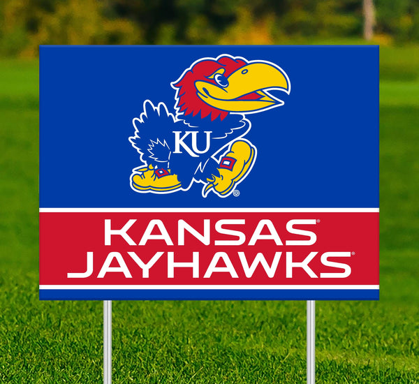 Kansas Jayhawks 2032-18X24 Team Name Yard Sign