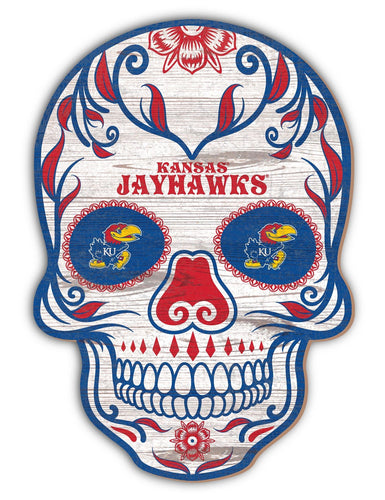 Kansas Jayhawks 2044-12�? Sugar Skull Sign