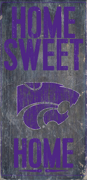Kansas State Wildcats 0653-Home Sweet Home 6x12