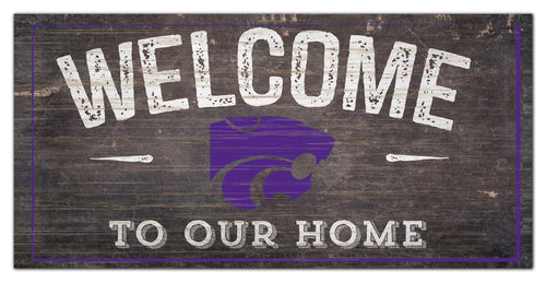 Kansas State Wildcats 0654-Welcome 6x12