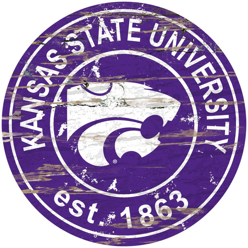 Kansas State Wildcats 0659-Established Date Round
