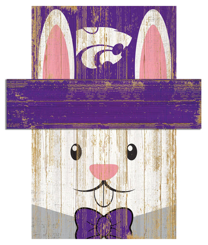 Kansas State Wildcats 0918-Easter Bunny Head