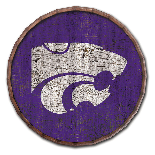 Kansas State Wildcats 0939-Cracked Color Barrel Top 16"