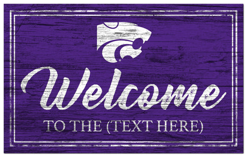 Kansas State Wildcats 0977-Welcome Team Color 11x19
