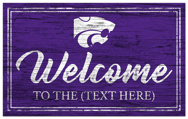 Kansas State Wildcats 0977-Welcome Team Color 11x19