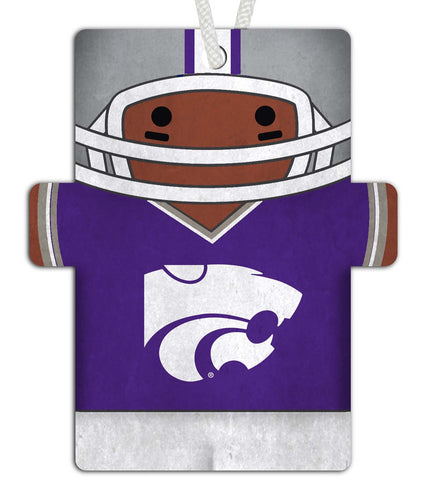 Kansas State Wildcats 0988-Football Player Ornament 4.5in