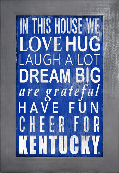 Kentucky Wildcats 0725-Color In This House 11x19