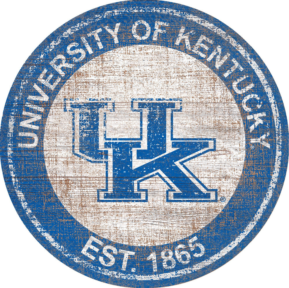 Kentucky Wildcats 0744-Heritage Logo Round