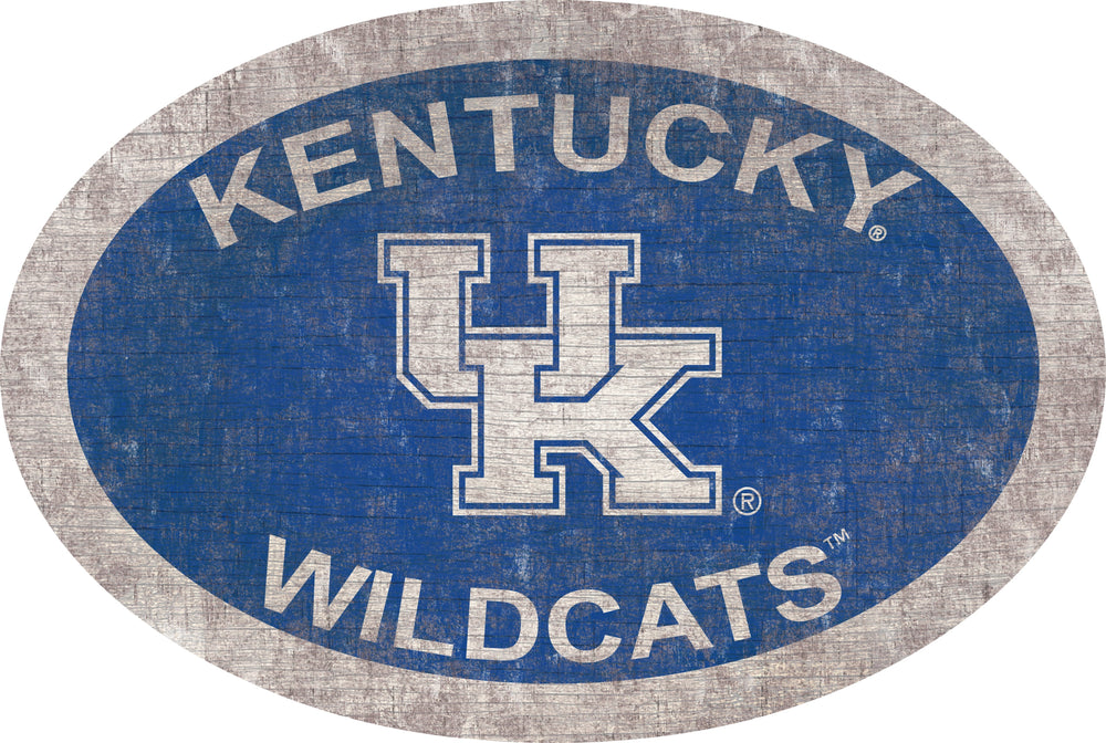 Kentucky Wildcats 0805-46in Team Color Oval