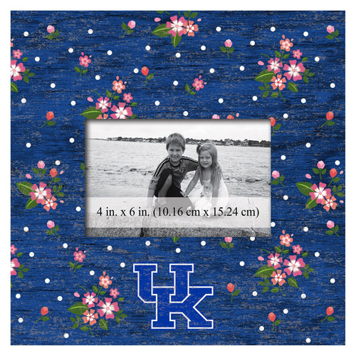 Kentucky Wildcats 0965-Floral 10x10 Frame