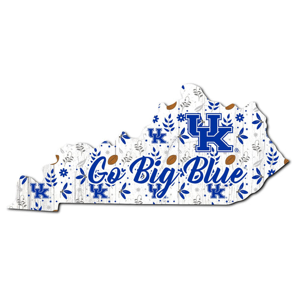 Kentucky Wildcats 0974-Floral State - 12"