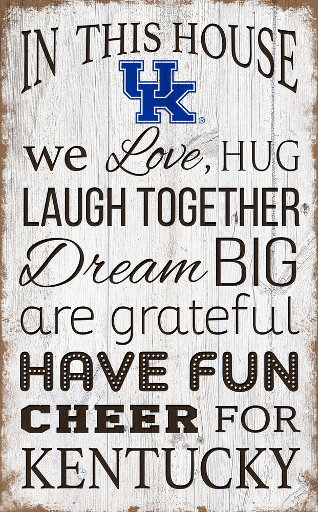 Kentucky Wildcats 0976-In This House 11x19