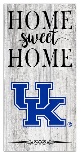 Kentucky Wildcats 2025-6X12 Whitewashed Home Sweet Home Sign