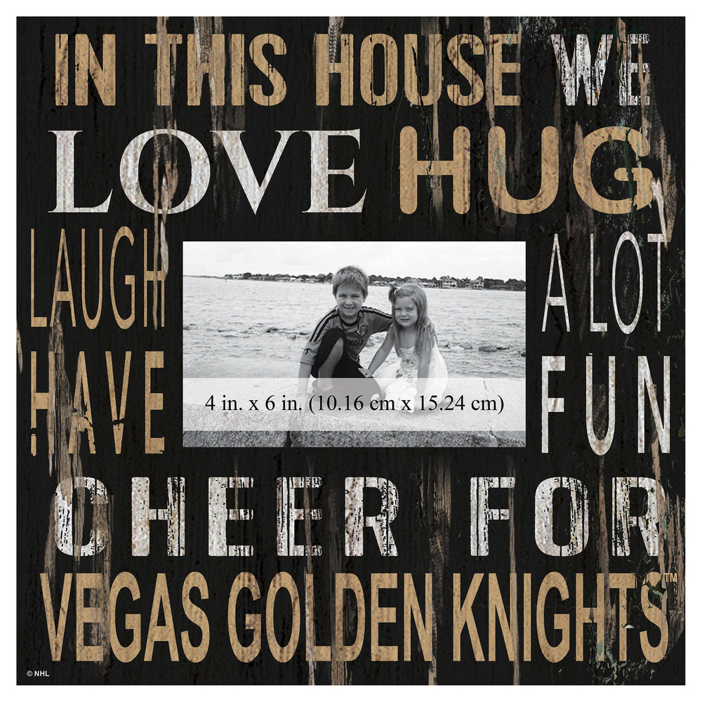 Las Vegas Golden Knights 0734-In This House 10x10 Frame
