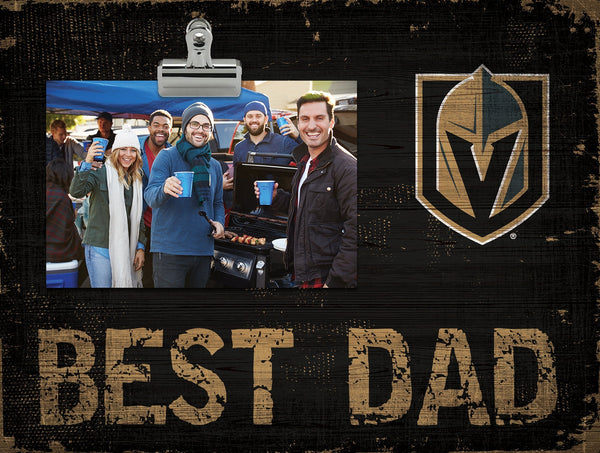 Las Vegas Golden Knights 0893-Best Dad Clip Frame