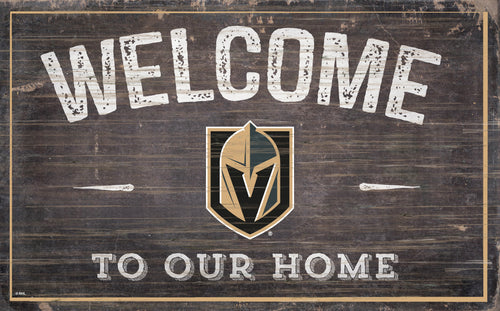 Las Vegas Golden Knights 0913-11x19 inch Welcome Sign