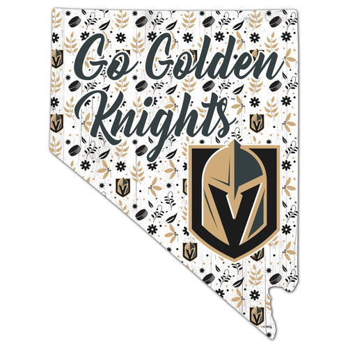 Las Vegas Golden Knights 0974-Floral State - 12"